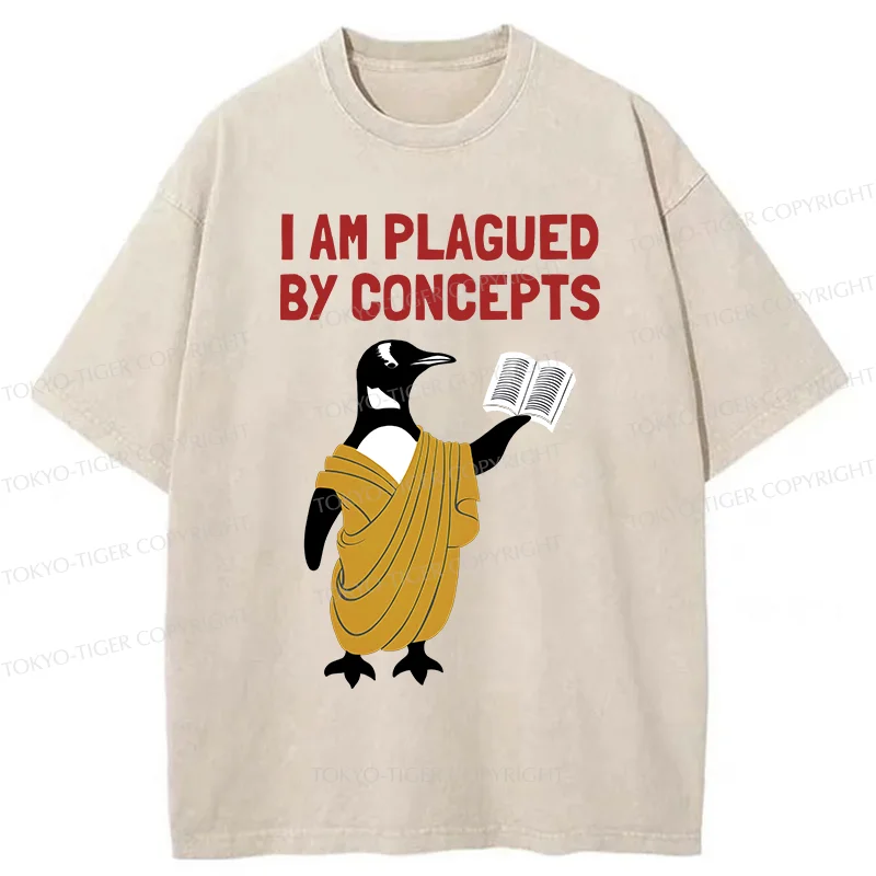 Tokyo-Tiger Philosophy Penguin Washed T-Shirt