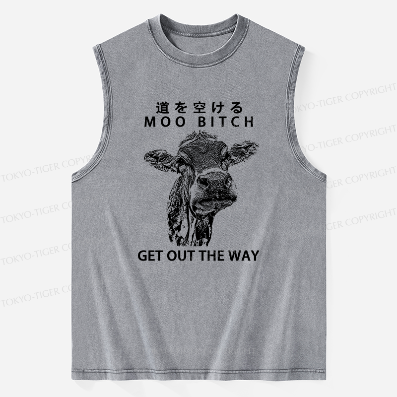 Tokyo-Tiger Funny Cow Washed Tank