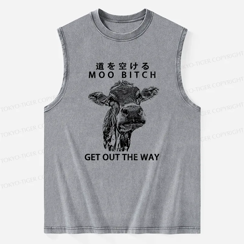 Tokyo-Tiger Funny Cow Washed Tank