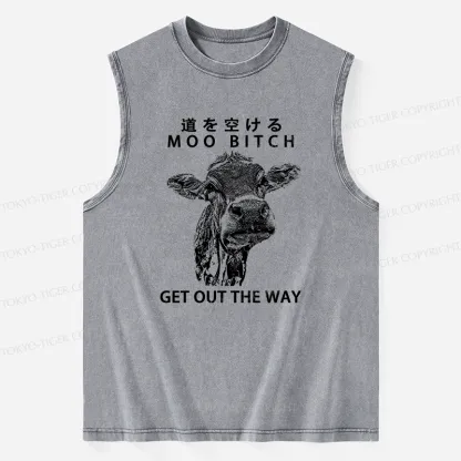 Tokyo-Tiger Funny Cow Washed Tank