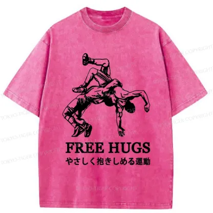 Tokyo-Tiger Interesting Jiu-Jitsu Washed T-Shirt