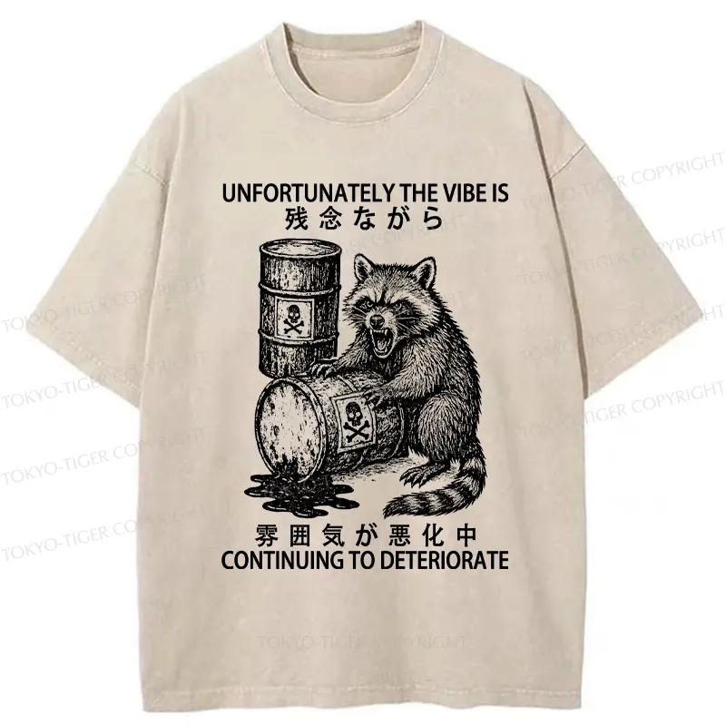 Tokyo-Tiger The Vibe Is Continuing To Deteriorate Japan Washed T-Shirt