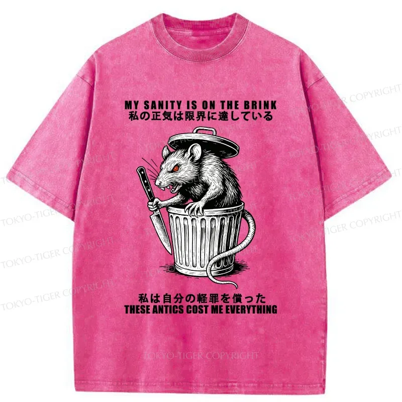 Tokyo-Tiger Revenge Of The Mouse Washed T-Shirt