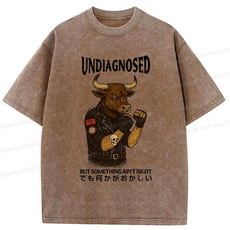 Tokyo-Tiger Undiagnosed But Something Ain't Right Washed T-Shirt