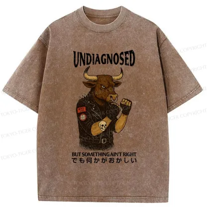 Tokyo-Tiger Undiagnosed But Something Ain't Right Washed T-Shirt