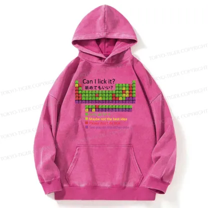 Tokyo-Tiger Can I Lick It Washed Hoodie