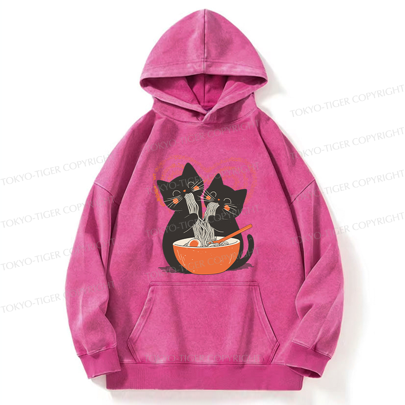 Tokyo-Tiger Let's Eat Ramen Together Washed Hoodie