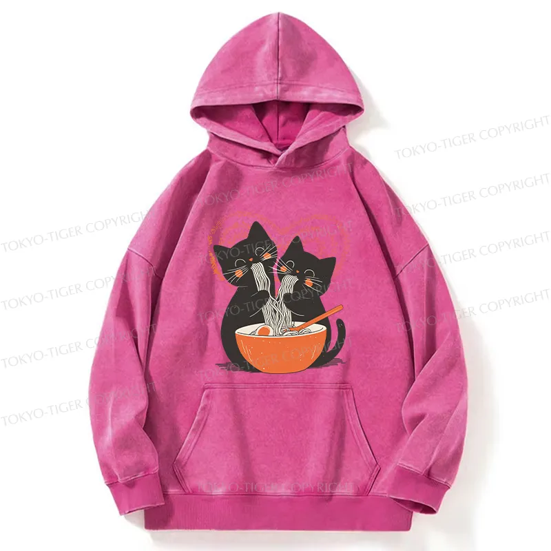 Tokyo-Tiger Let's Eat Ramen Together Washed Hoodie