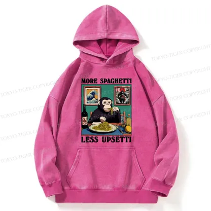 Tokyo-Tiger More Spaghetti Less Upset Bigfoot Washed Hoodie