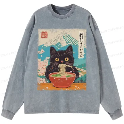 Tokyo-Tiger Please Give Cat A Discount Sleeve T-Shirt