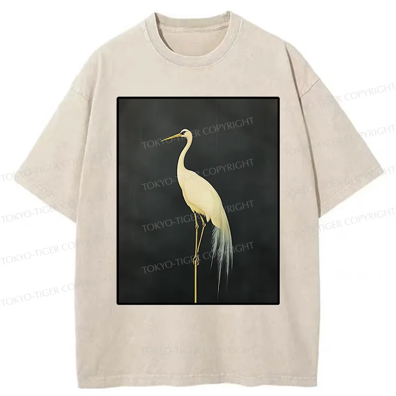 Tokyo-Tiger Independent Crane Washed T-Shirt