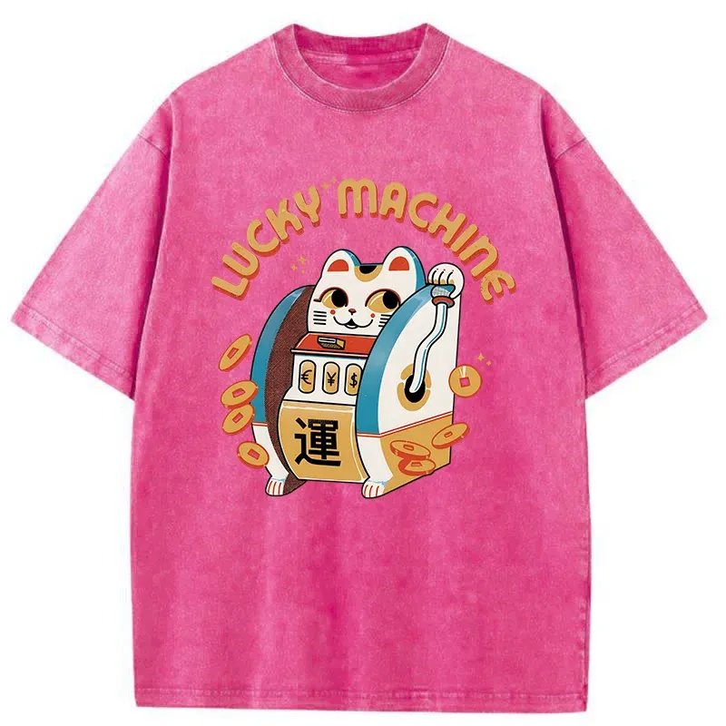 Tokyo-Tiger Lucky Machine Japan Washed T-Shirt