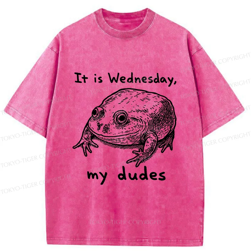 Tokyo-Tiger Wednesday Frog Washed T-Shirt