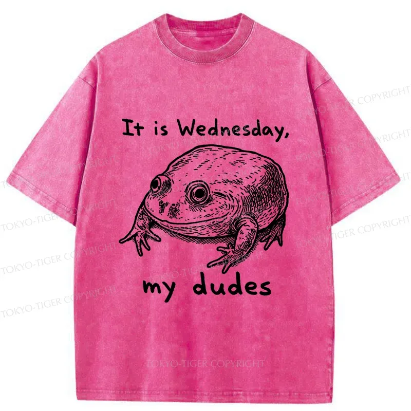 Tokyo-Tiger Wednesday Frog Washed T-Shirt