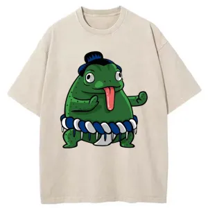 Image of Tokyo-Tiger Sumo Frog Washed T-Shirt