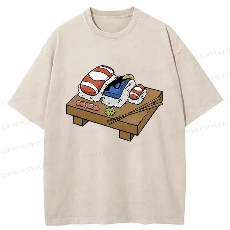 Tokyo-Tiger Fish's Fate Washed T-Shirt