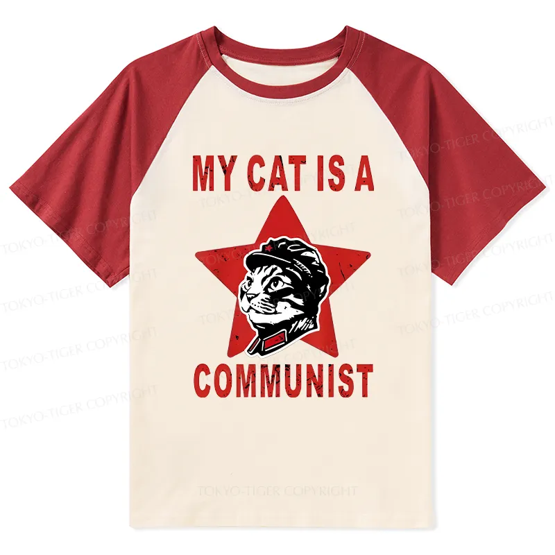 Tokyo-Tiger Funny Cat-ism Raglan T-shirt