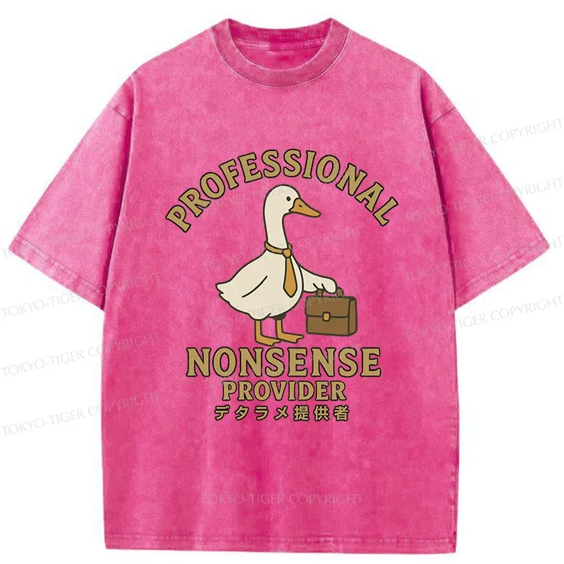 Tokyo-Tiger Professional Goose Washed T-Shirt