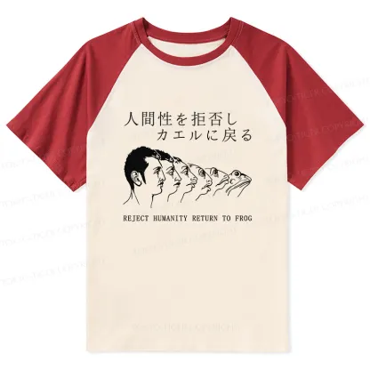 Tokyo-Tiger Return To Frog Raglan T-shirt