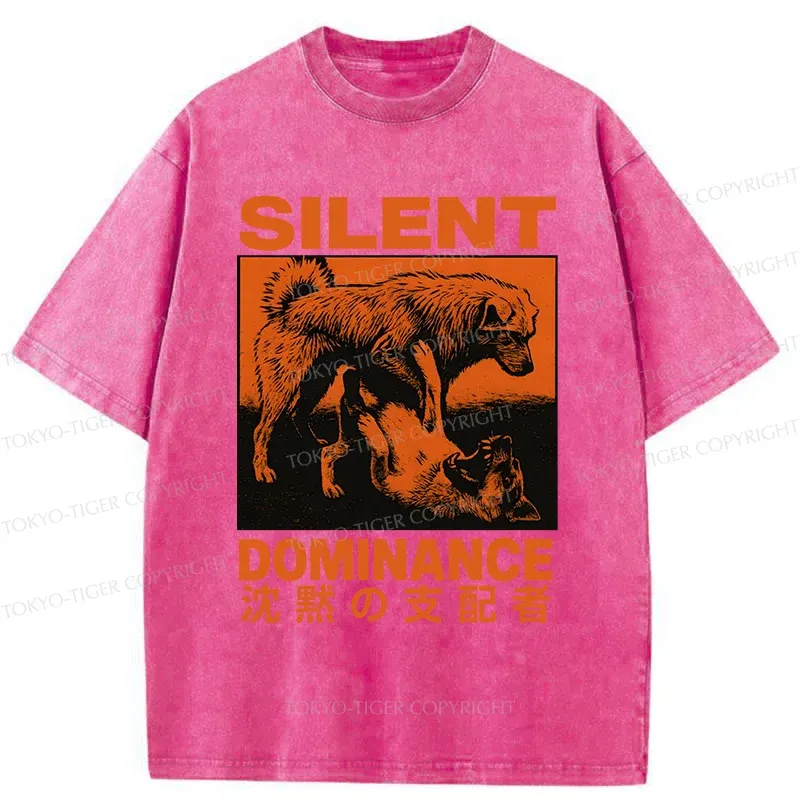 Tokyo-TigerSilent Dog King Washed T-Shirt