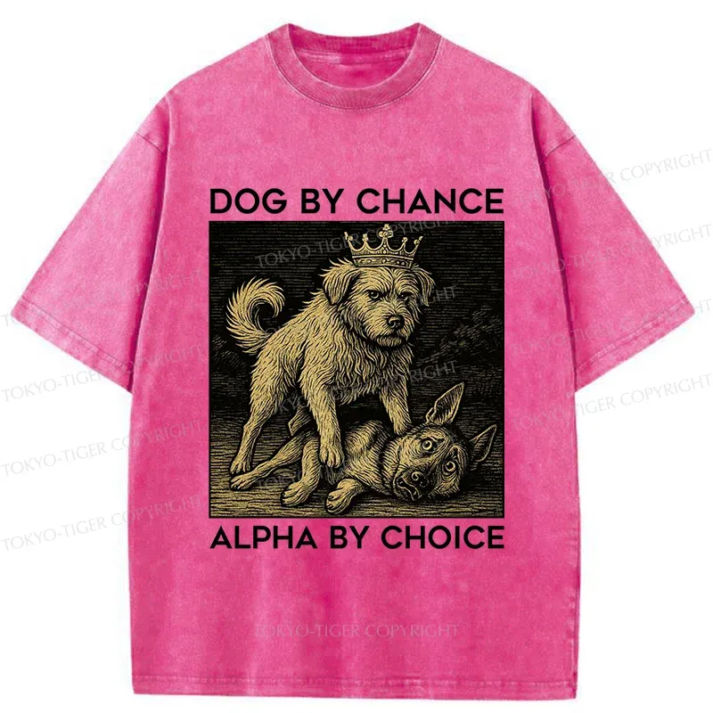 Tokyo-Tiger Birth Of The Dog King Washed T-Shirt