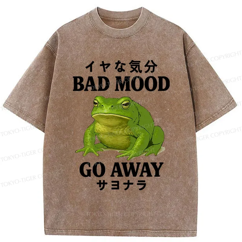 Tokyo-Tiger Goodbye To Bad Moods Washed T-Shirt