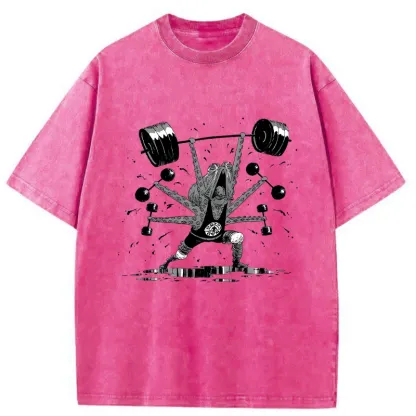 Tokyo-Tiger Octopus Is Working Hard Washed T-Shirt