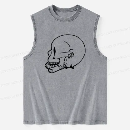 Tokyo-Tiger Funny Cat Eating Fish Washed Tank