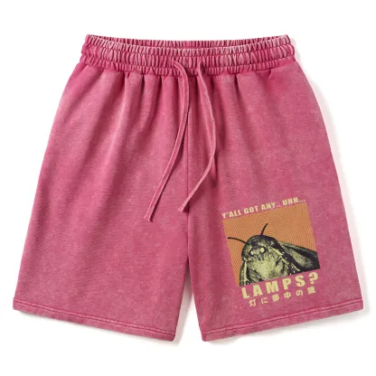 Tokyo-Tiger Moth Obsessed With The Light Washed Shorts