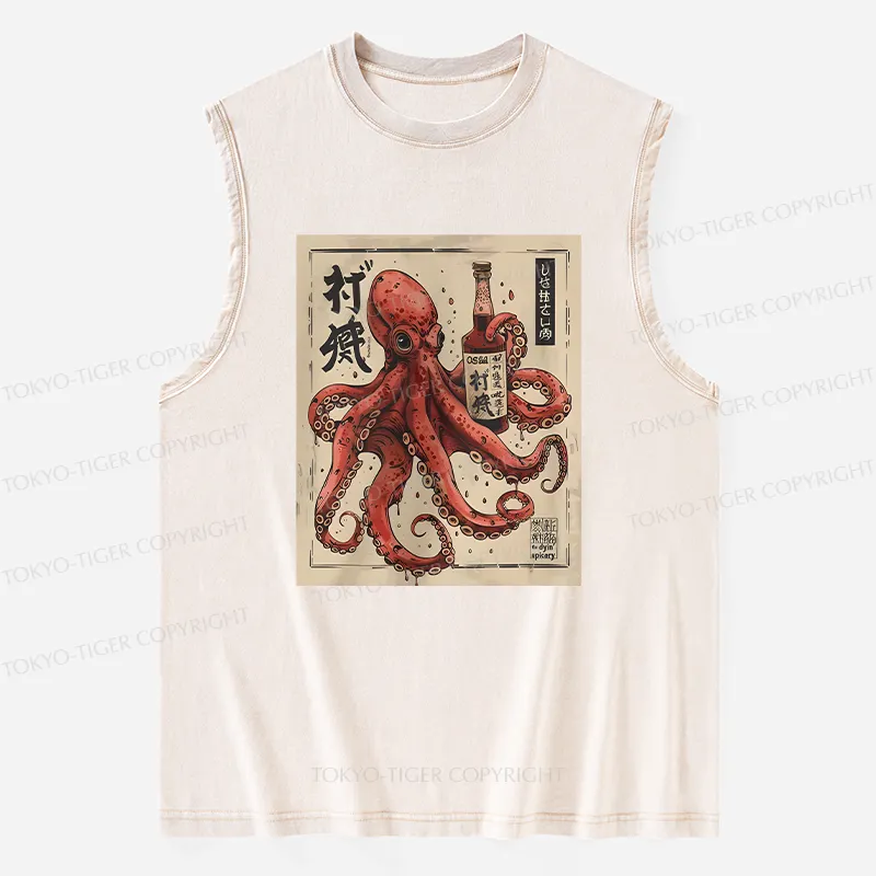 Tokyo-Tiger Osaka Saké Octopus Washed Tank