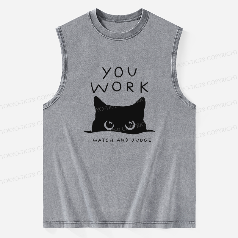 Tokyo-Tiger A Cat That Spies Washed Tank