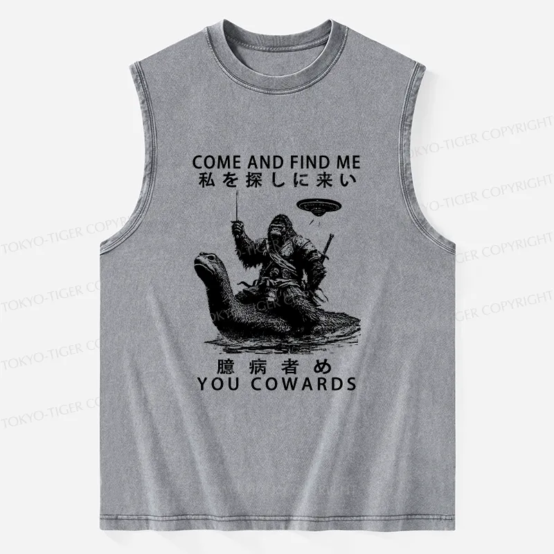 Tokyo-Tiger Can You Find Us Washed Tank