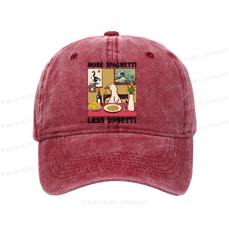 Tokyo-Tiger More Spaghetti Less Upsetti Goose Washed Cap