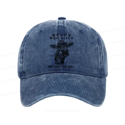 Tokyo-Tiger Funny Cow Washed Cap