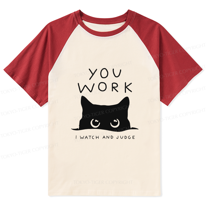 Tokyo-Tiger A Cat That Spies Raglan T-shirt