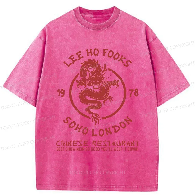 Tokyo-Tiger Chinese Restaurant Washed T-Shirt
