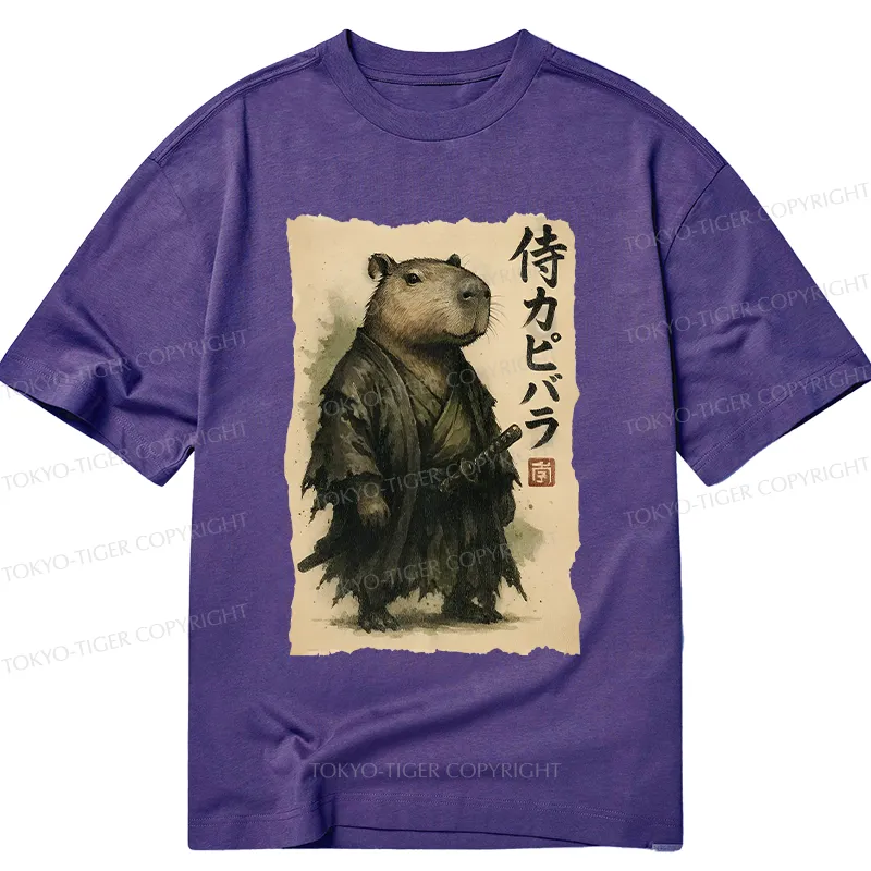 Tokyo-Tiger Capybara Samurai Classic T-Shirt