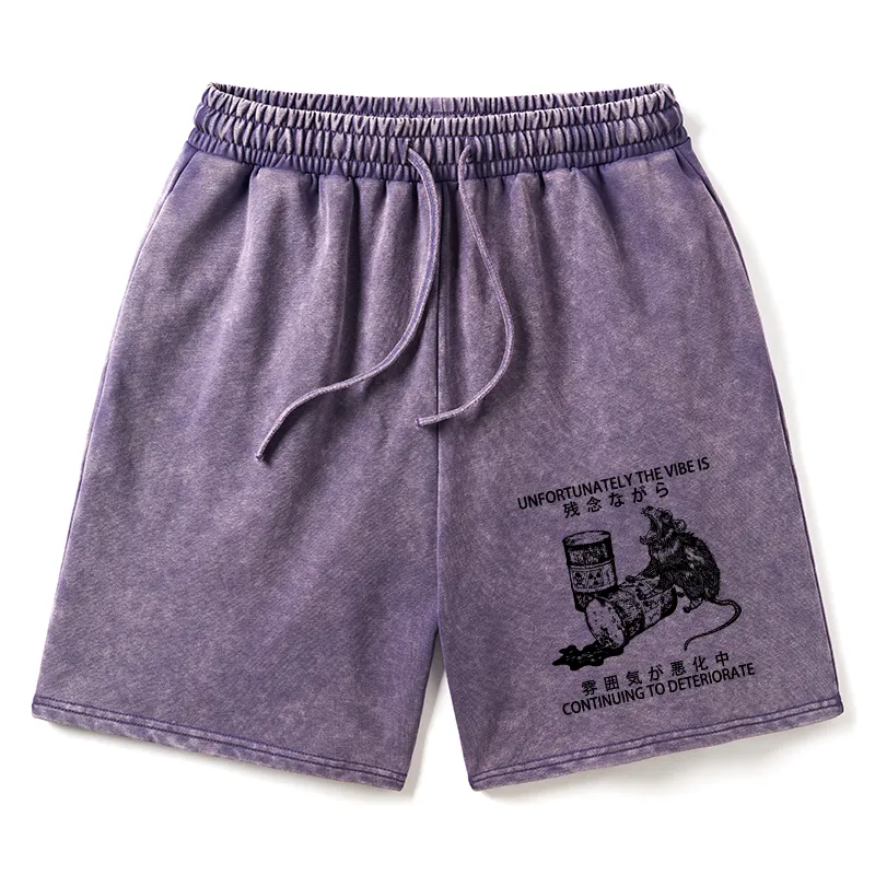 Tokyo-Tiger The Vibe Is Continuing To Deteriorate Washed Shorts