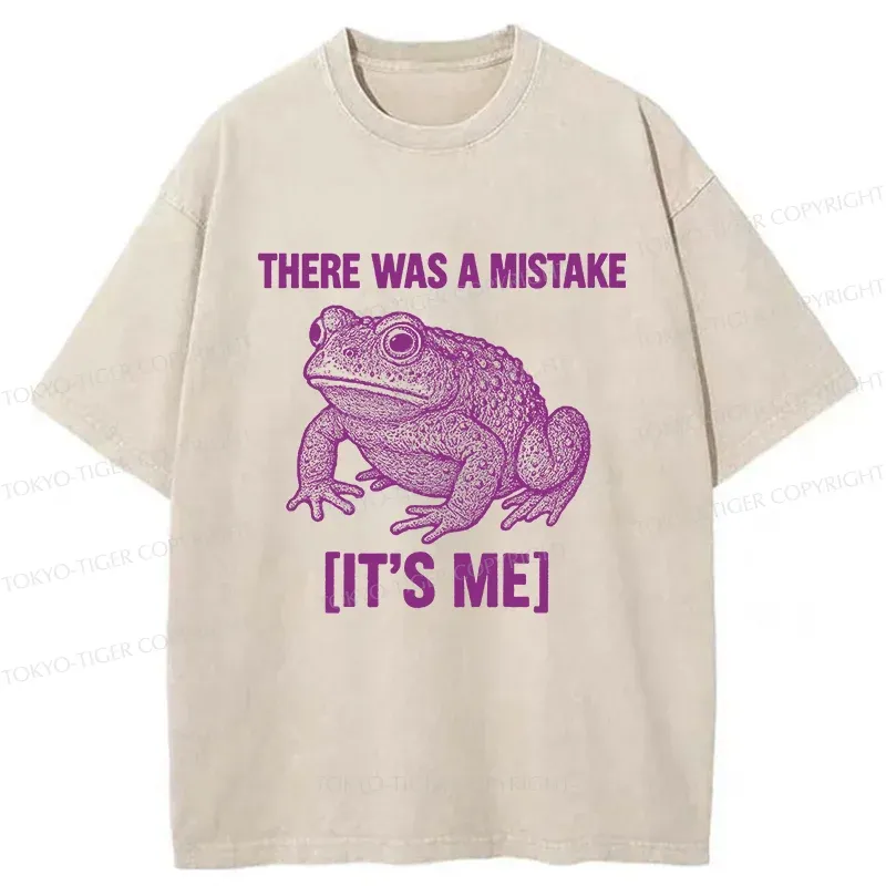 Tokyo-Tiger Mistake Frog Washed T-Shirt