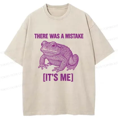 Tokyo-Tiger Mistake Frog Washed T-Shirt