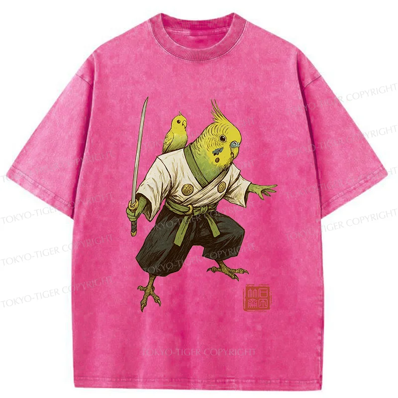 Tokyo-Tiger Parro Samurai Washed T-Shirt