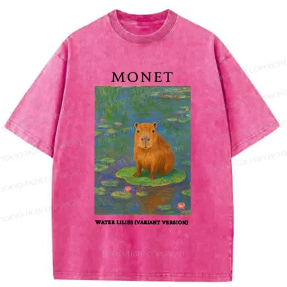 Tokyo-Tiger Monet's Capybara Washed T-Shirt