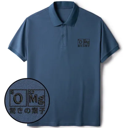 Tokyo-Tiger The Element Of Surprise Embroidered Polo T-Shirt