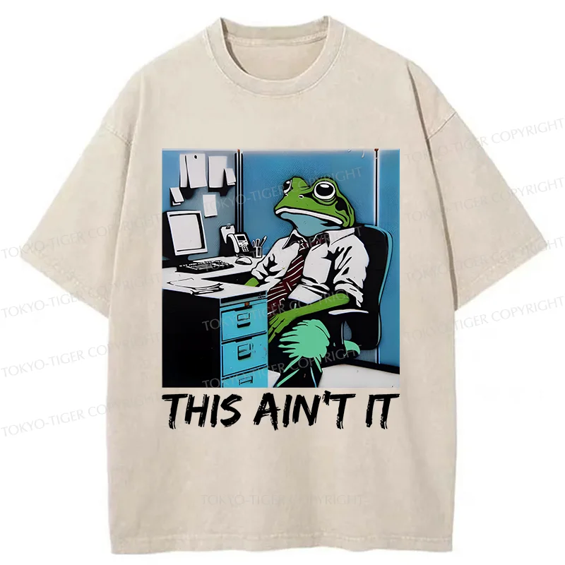 Tokyo-Tiger Working Frog Washed T-Shirt