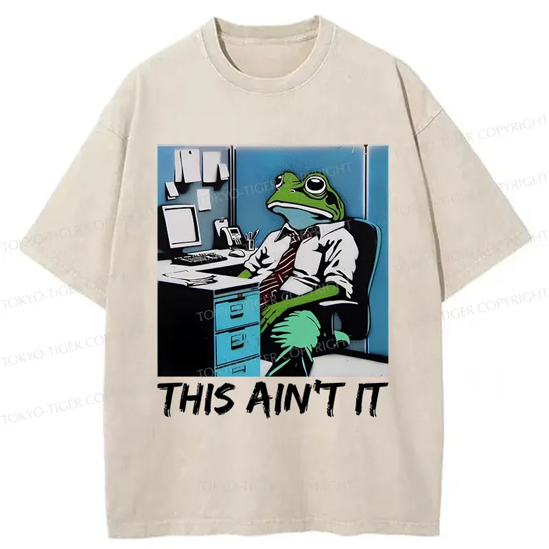 Tokyo-Tiger Working Frog Washed T-Shirt