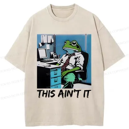 Tokyo-Tiger Working Frog Washed T-Shirt
