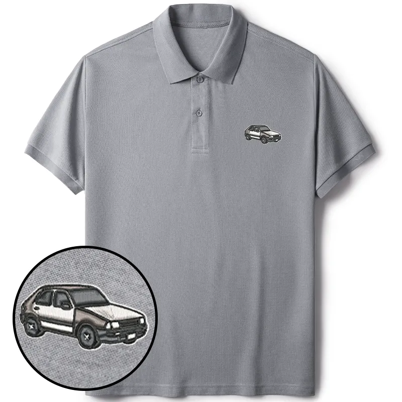 Tokyo-Tiger Japanese Classic Car Embroidered Polo T-Shirt