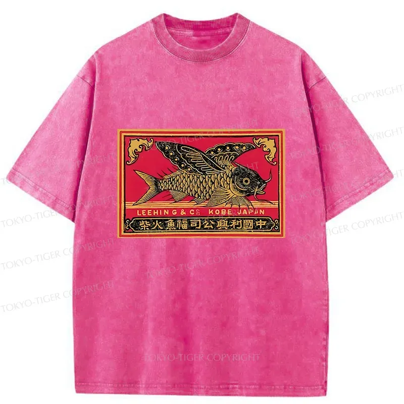 Tokyo-Tiger Flying Fish Washed T-Shirt