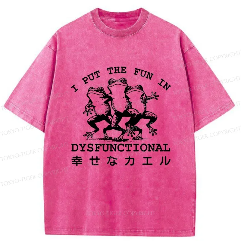 Tokyo-Tiger Happy Frogs Washed T-Shirt