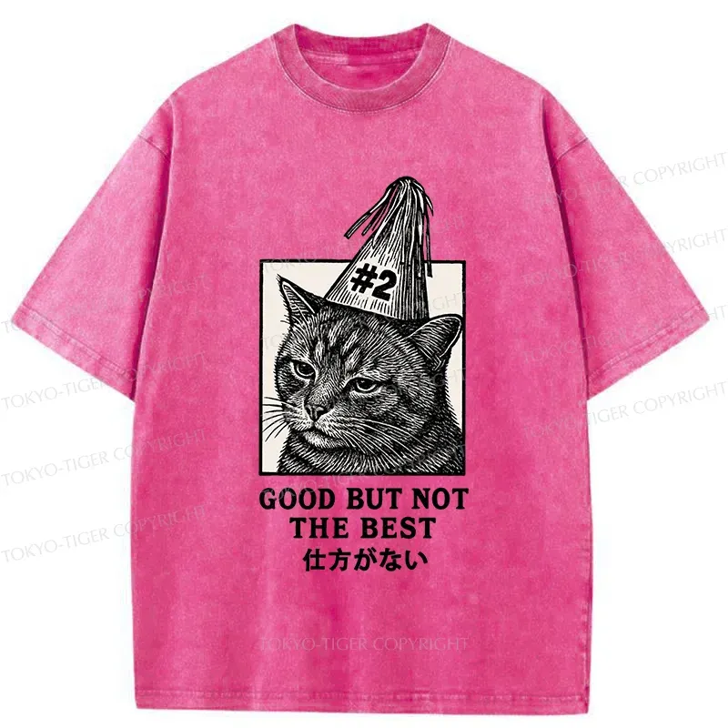 Tokyo-Tiger Second Place Cat Washed T-Shirt